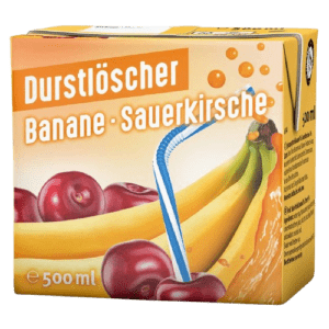 Durstlöscher Banane-Sauerkirsche 12x0,5 L