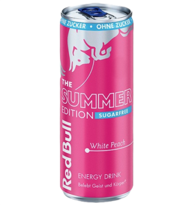 Red Bull White Peach ZERO Summer Edition 24 x 250ml