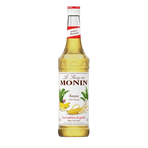 Monin Gelbe Banane-Sirup 1 L Flasche