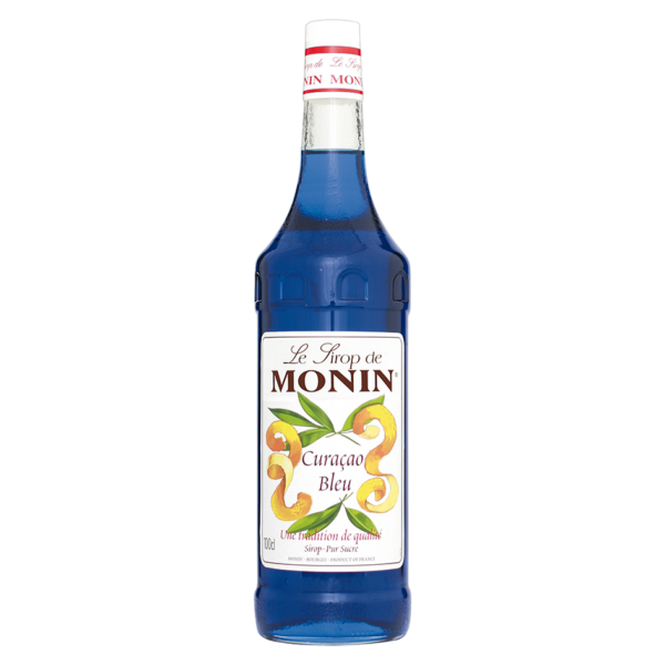 Monin Blue Curacao-Sirup 1 L Flasche