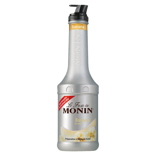 Monin Banane-PüréeMix 1 L Flasche