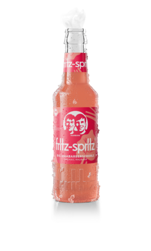 Fritz Bio Rhabarberschorle  24x0,2 L